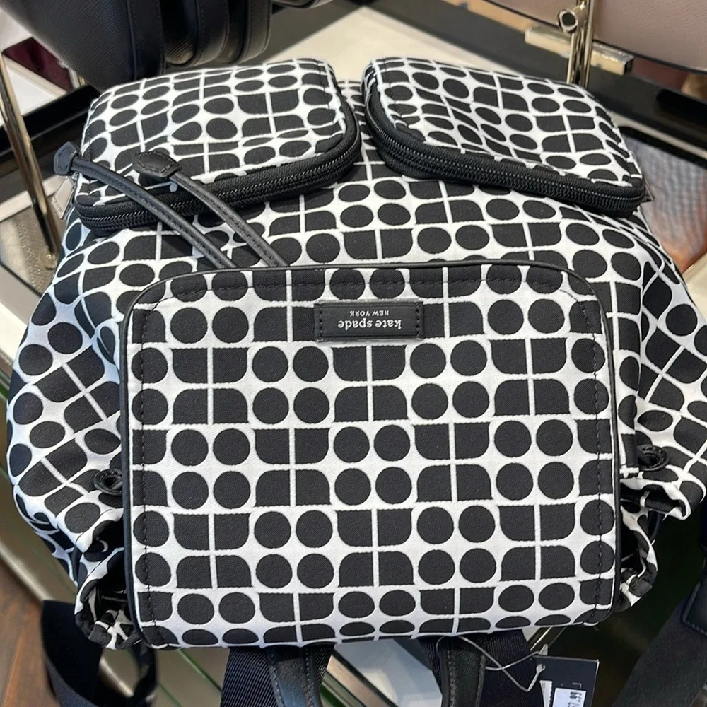 Kate Spade Noel Printed Fabric Backpack SKU 9957129 NWT